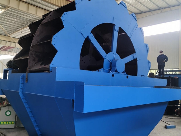 New large scale Wheel type sand washing machine